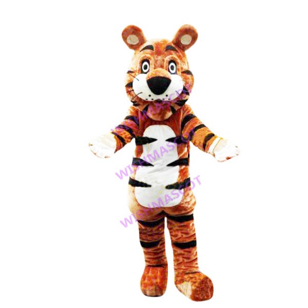 Observed Walking Tiger Mascot Costume