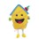 Puzzle Cartoon House Mascot Costume