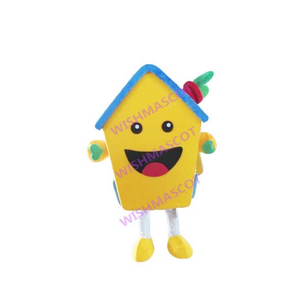 Puzzle Cartoon House Mascot Costume