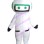 Intelligent Space Robot Mascot Costume