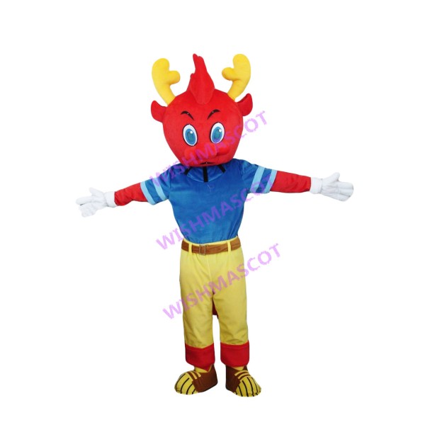 Referee Dragon Wearing Wide-leg Pants Mascot Costume