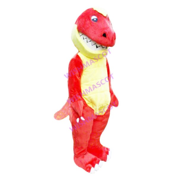 Carnivorous Red Tyrannosaurus Mascot Costume