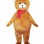 Convivial Pot Belly Brown Bear Mascot Costume