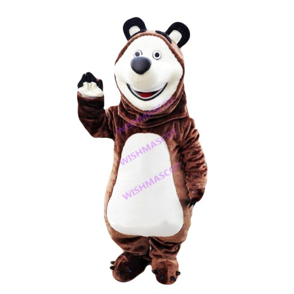 Circus Star Misha Bear Mascot Costume