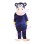Calm Motionless Orangutan Mascot Costume