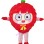 Handmade Litchi With Bow Mascot Costume