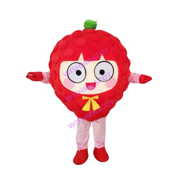 Handmade Litchi With Bow Mascot Costume