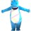 Barbed Blue Stegosaurus Mascot Costume