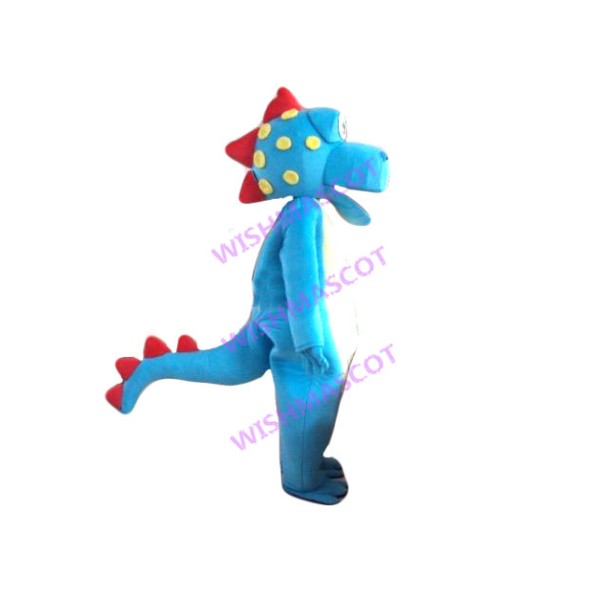 Barbed Blue Stegosaurus Mascot Costume