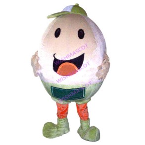 Round Smooth Tooth Mascot Costume