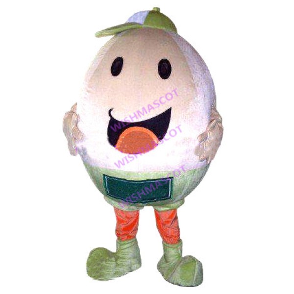 Round Smooth Tooth Mascot Costume