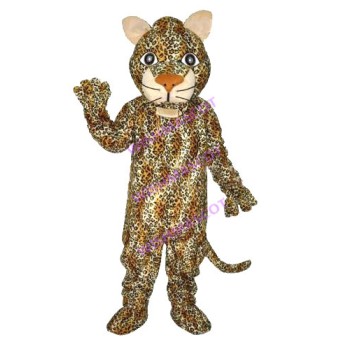 Vulnerable Leopard Mascot Costume