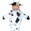 Cow With Full Stomach Mascot Costume