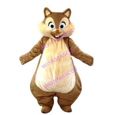 Friendly Chipmunk Mascot Costume