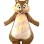 Friendly Chipmunk Mascot Costume