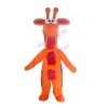 Orange Short Legs Giraffe Mascot Costume
