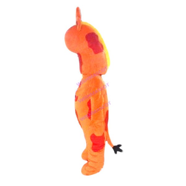 Orange Short Legs Giraffe Mascot Costume