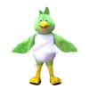 Happy Green Magpie Mascot Costume