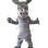 Grey Big Nostril Rhinoceros Mascot Costume