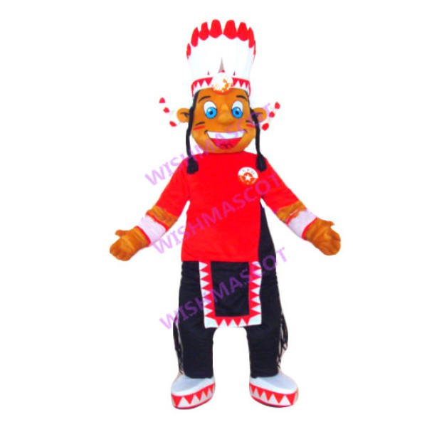 Native American Indian Boy Mascot Costume