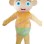Kindergarten Monkey Baby Mascot Costume Wearing Diaper