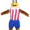 Serious Eagle Contestant Mascot Costume