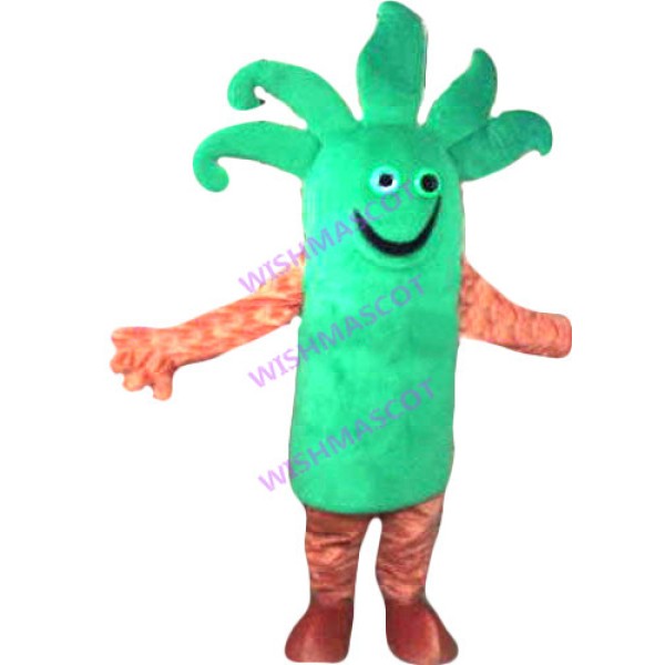 Lush Coconut Tree Mascot Costume