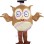 Owl Wearing Doctor Hat Mascot Costume