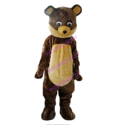 Depressed Plush Bear Mascot Costume