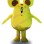Big Ears Yellow Marmot Mascot Costume