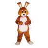 Hyperactive Brown Rabbit Mascot Costume