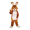 Hyperactive Brown Rabbit Mascot Costume
