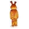 Hyperactive Brown Rabbit Mascot Costume