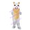 Gray Squirrel With Big Head Mascot Costume