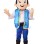 Minority Boy With Headband Mascot Costume