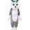 Fierce Husky Dog Mascot Costume
