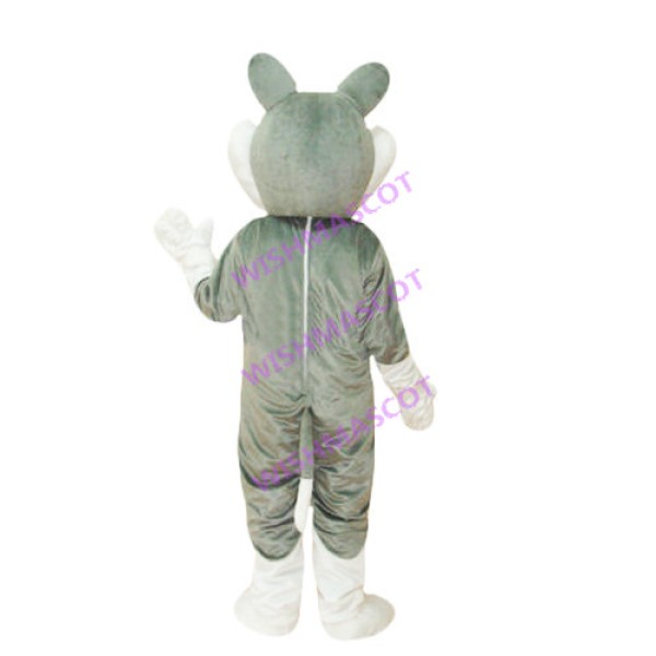 Fierce Husky Dog Mascot Costume
