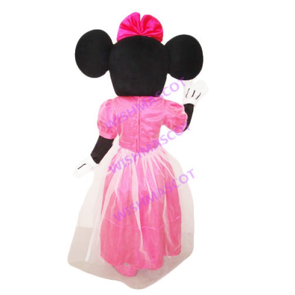 Minnie In Pink Gauze Dress Mascot Costume
