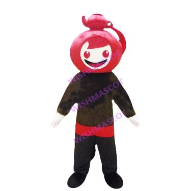 Black Calabash Man Mascot Costume