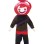 Black Calabash Man Mascot Costume