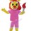Volunteer Dragon Holding Torch Mascot Costume