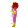 Volunteer Dragon Holding Torch Mascot Costume