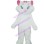 Elegant White Cat Lady Mascot Costume