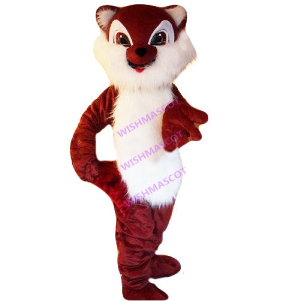 Random Long-haired Fox Mascot Costume