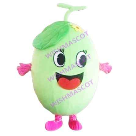 Green Honeydew With Vine Mascot Costume