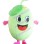 Green Honeydew With Vine Mascot Costume