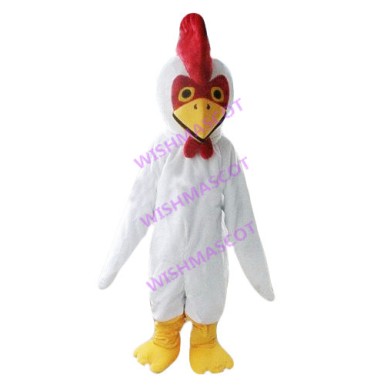 Whole Body White Chicken Mascot Costume