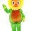 Vivid Green Sun Baby Mascot Costume