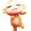 Happy Running Yoyo Monkey Mascot Costume