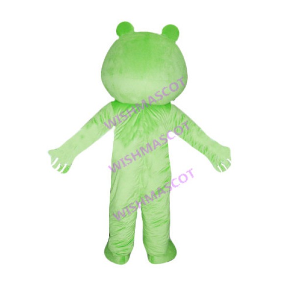 Slim Green Pig Mascot Costume